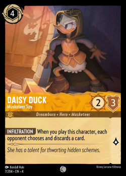 007/204 Daisy Duck - Musketeer Spy Disney Lorcana Ursula’s Return Common