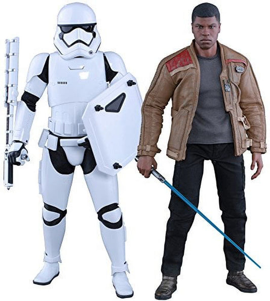 Star Wars the Force Awakens Finn and First Order Riot Control Stormtrooper 1/6 Collectible Figure Toy_Figure