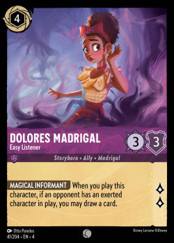 041/204 Dolores Madrigal - Easy Listener Disney Lorcana Ursula’s Return Common