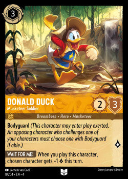 008/204 Donald Duck - Musketeer Soldier Disney Lorcana Ursula’s Return Uncommon