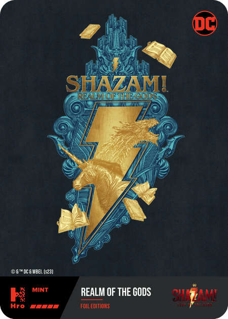 A1 - A29980 SHAZAM! FOIL EDITIONS Realm of the Gods Legendary