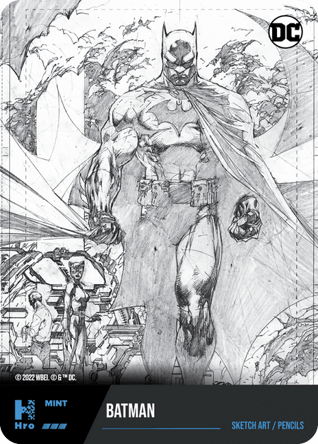 A1 - A34377DC UNLOCK THE MULTIVERSE - CHAPTER 1 SKETCH ART/ PENCILS Batman Superior