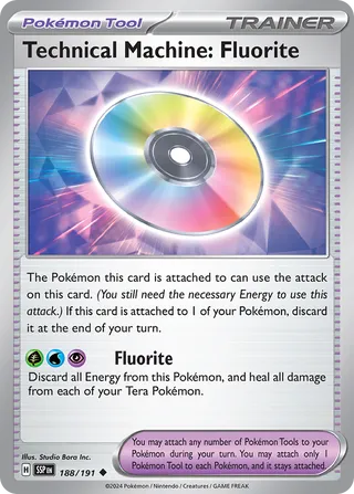 188/191 Surging Sparks Technical Machine: Fluorite Uncommon