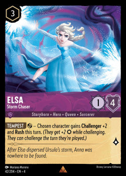 042/204 Elsa - Storm Chaser Disney Lorcana Ursula’s Return Rare