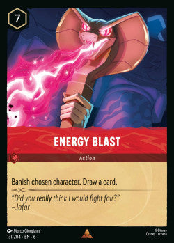 131/204 Disney Lorcana Azurite Sea Energy Blast Rare