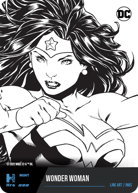 A1 - A34377DC UNLOCK THE MULTIVERSE - CHAPTER 1 LINE ART/INKS Wonder Woman Superior