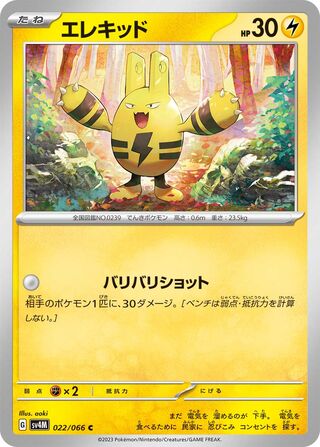 022/066 SV4M Japanese Future Flash Elekid Common (C)