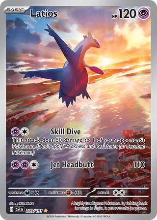 203/191 Surging Sparks Latios Illustration Rare