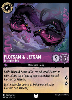 044/204 Flotsam & Jetsam - Entangling Eels Disney Lorcana Ursula’s Return Uncommon