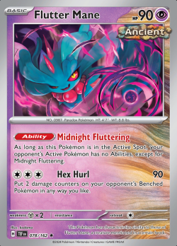 078/162 Pokemon Flutter Mane  Temporal Forces Rare