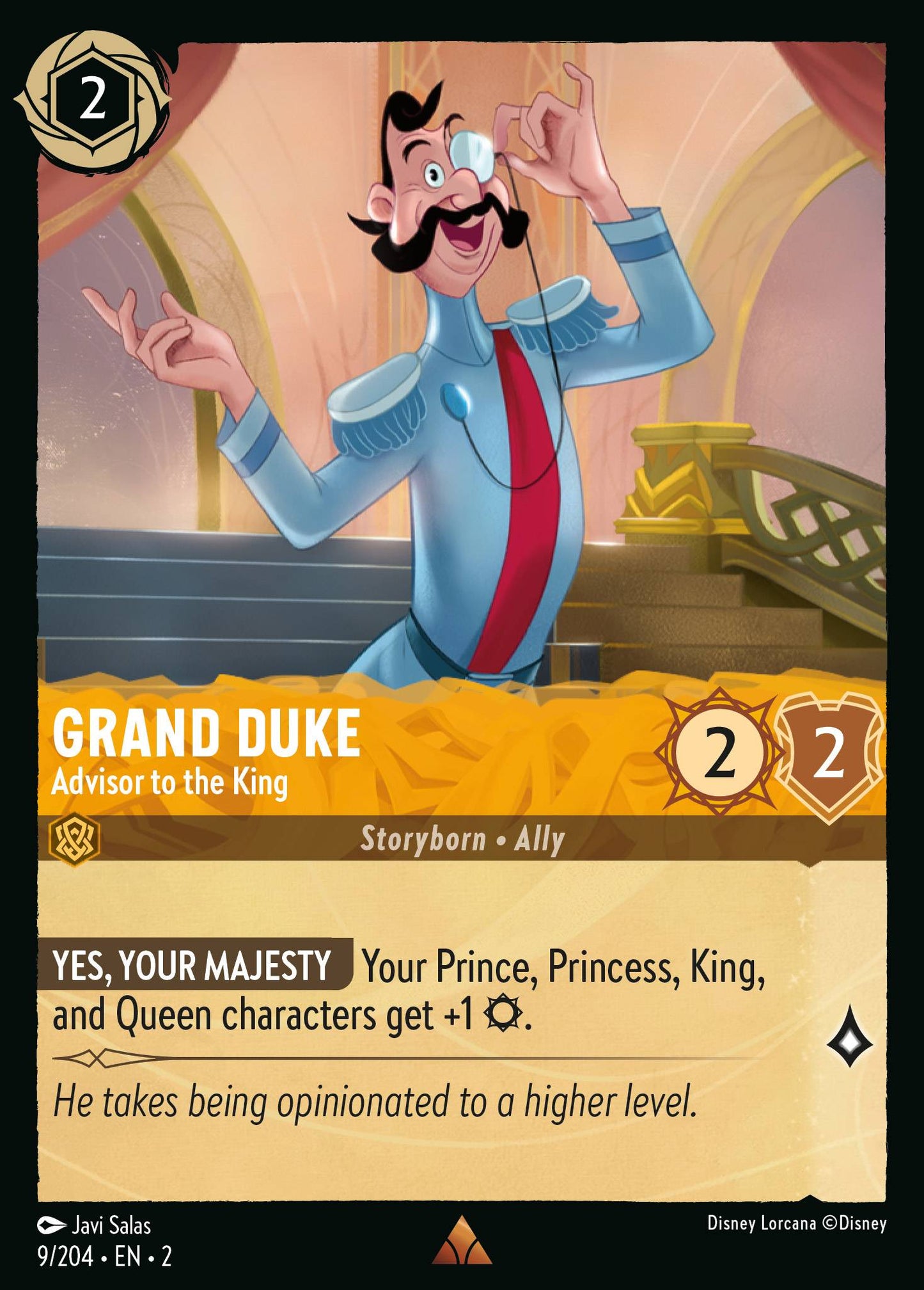 009/204 Grand Duke - Advisor to the King Disney Lorcana Rise of the Floodborn Rare