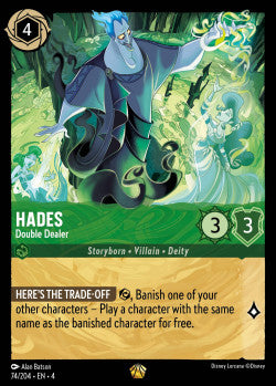 074/204 Hades - Double Dealer Disney Lorcana Ursula’s Return Legendary