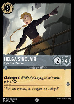 175/204 Helga Sinclair - Right-Hand Woman Disney Lorcana into the inklands Common