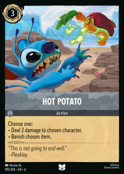 195/204 Disney Lorcana Azurite Sea Hot Potato Uncommon