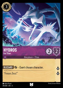 039/204 Hydros - Ice Titan Disney Lorcana into the inklands Uncommon