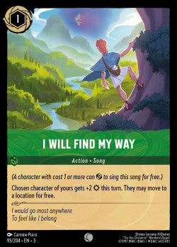 I Will Find My Way Disney Lorcana into the inklands Common 095/204 FOIL