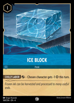 168/204 Ice Block Disney Lorcana Ursula’s Return Common