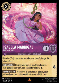 045/2504 Isabela Madrigal - Golden Child Disney Lorcana Ursula’s Return Rare