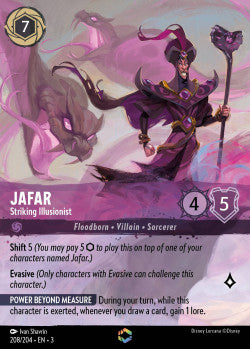 208/204 Jafar - Striking Illusionist Disney Lorcana into the inklands Enchanted