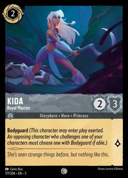 177/204 Kida - Royal Warrior Disney Lorcana into the inklands Common