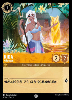 006/204 Kida - Atlantean Disney Lorcana into the inklands Common