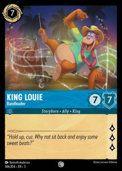 King Louie - Bandleader Disney Lorcana into the inklands Common 146/204 FOIL
