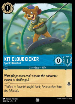 148/204 Kit Cloudkicker - Spunky Bear Cub Disney Lorcana into the inklands Common