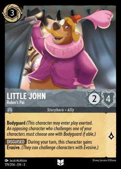 179/204 Little John - Robin's Pal Uncommon Disney Lorcana into the inklands