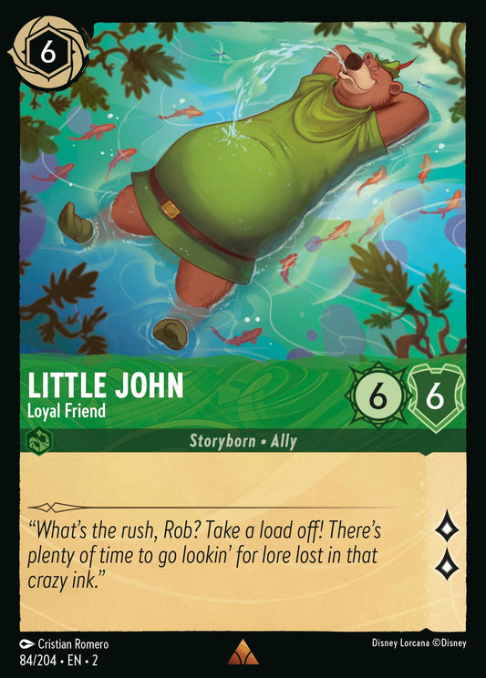 084/204 Little John - Loyal Friend Disney Lorcana Rise of the Floodborn Rare