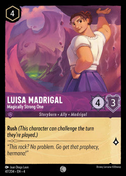 047/204 Luisa Madrigal - Magically Strong One Disney Lorcana Ursula’s Return Common