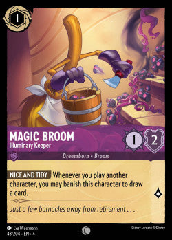 048/204 Magic Broom - Illuminary Keeper Disney Lorcana Ursula’s Return Common