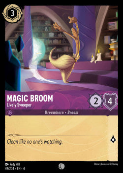 049/204 Magic Broom - Lively Sweeper Disney Lorcana Ursula’s Return Common