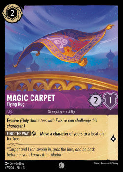 Magic Carpet - The Flying Rug Disney Lorcana into the inklands Common 047/204