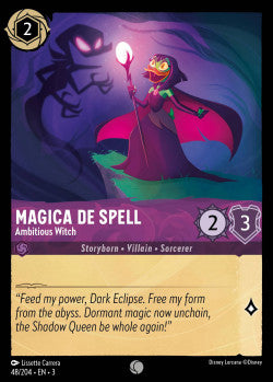 048/204 De Spell - Ambitious Witch Disney Lorcana into the inklands Common