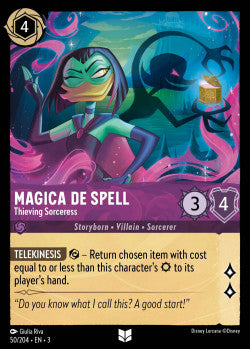 050/204 Magica De Spell - Thieving Sorceress Disney Lorcana into the inklands Uncommon