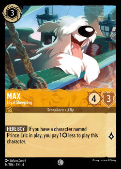 014/204 Max - Loyal Sheepdog Disney Lorcana Ursula’s Return Common