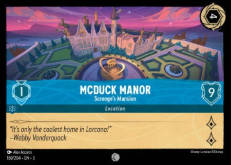 McDuck Manor - Scrooge's Mansion Disney Lorcana into the inklands Common 169/204