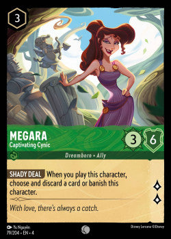 079/204 Megara - Captivating Cynic Disney Lorcana Ursula’s Return Common