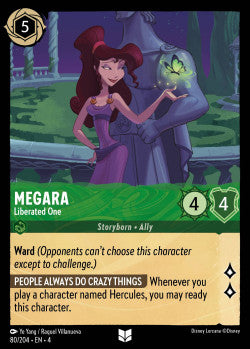 080/204 Megara - Liberated One Disney Lorcana Ursula’s Return Uncommon