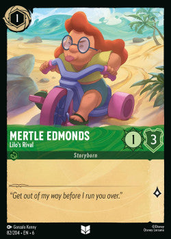 82/204 Disney Lorcana Azurite Sea Mertle Edmonds - Lilo's Rival Uncommon