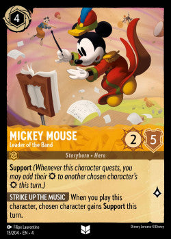 015/204 Mickey Mouse - Leader of the Band Disney Lorcana Ursula’s Return Uncommon