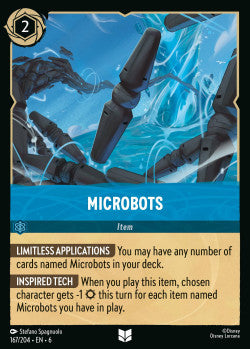 167/204 Disney Lorcana Azurite Sea Microbots Uncommon