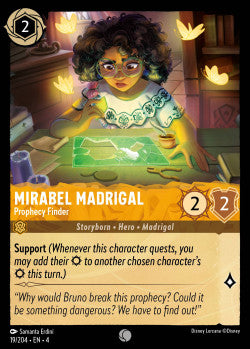 019/204 Mirabel Madrigal - Prophecy Finder Disney Lorcana Ursula’s Return Common