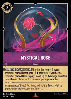 064/204 Mystical Rose Disney Lorcana Ursula’s Return Rare FOIL