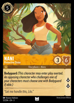 012/204 Nani - Protective Sister Disney Lorcana into the inklands Uncommon