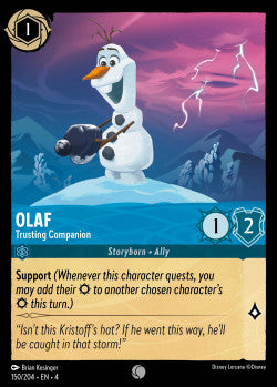 150/204 Olaf - Trusting Companion Disney Lorcana Ursula’s Return Common