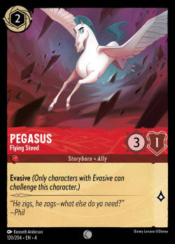 120/204 Pegasus - Flying Steed Disney Lorcana Ursula’s Return Common