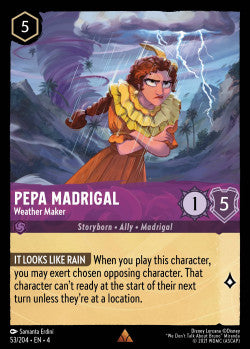 053/204 Pepa Madrigal - Weather Maker Disney Lorcana Ursula’s Return Rare