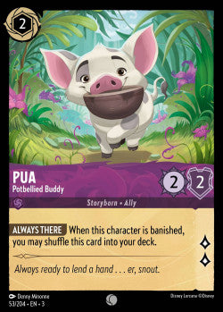 053/204 Pua - Potbellied Buddy Disney Lorcana into the inklands Common