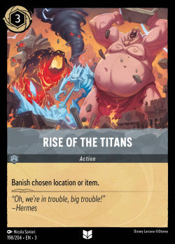 Rise of the Titans Disney Lorcana into the inklands Uncommon 198/204 FOIL